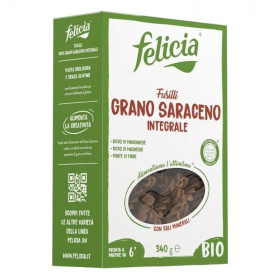 Felicia bio gluténmentes hajdina száraztészta - orsó (fusilli) 250g