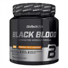 BioTechUSA Black Blood NOX+ (trópusi gyümölcs) italpor 340g