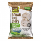 RiceUp! barna rizs chips - hagymás-tejfölös 60g 