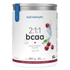 Nutriversum Flow 2:1:1 BCAA Sugar Free Sour Cherry italpor 360g