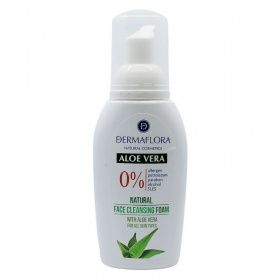 Dermaflora 0% arctisztító hab (aloe vera) 100ml