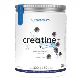 Nutriversum Flow Creatine+ Sugar Free Blackcurrant por 300g