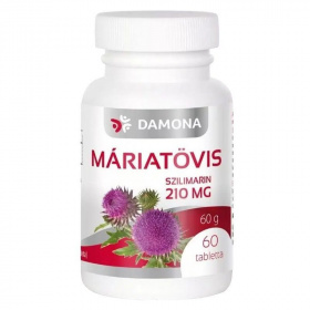 Damona máriatövis szilimarin 210mg tabletta 60db