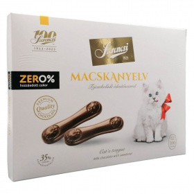 Szerencsi zero macskanyelv (maltitos, tejcsokoládé) 100g