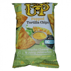 Corn Up tortilla chips (nacho sajt és jalapeno ízű) 60g