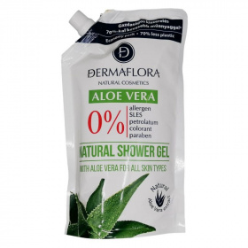 Dermaflora 0% tusfürdő (utántöltő aloe vera) 500ml