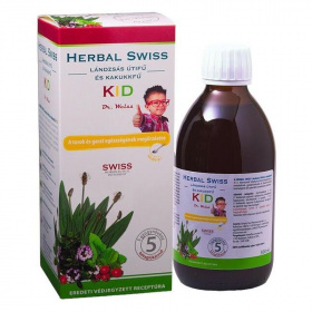 Dr. Weiss Herbal Swiss Lándzsás útifű és kakukkfű KID szirup 300ml