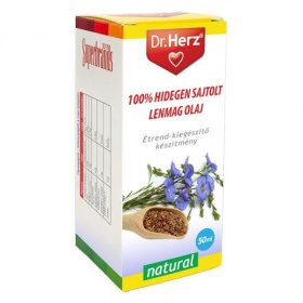 Dr. Herz 100% hidegen sajtolt lenmag olaj 50ml