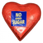 Dibette nas valentin szív tejcsokoládé (hozzáadott cukor nélkül, üreges figura) 30g 