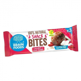 Brain Foods gluténmentes datolyás falatok kókusszal és goji bogyóval 48g