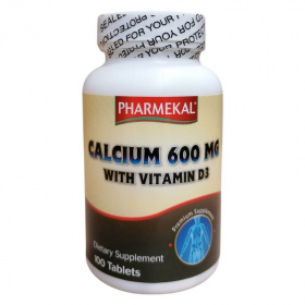 Pharmekal Calcium 600mg + D3 300IU tabletta 100db