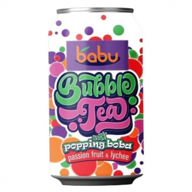 Babu bubble tea passion fruit-lychee 315ml