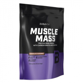 BioTechUSA Muscle Mass (csokoládé) fehérjepor 1000g