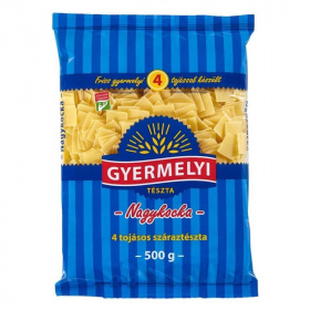 Gyermelyi tészta nagykocka 4 tojás 500g