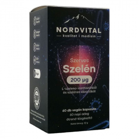 Nordvital Szerves Szelén vegán kapszula 60db