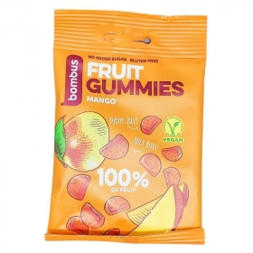 Bombus fruit gummies gyümölcscukorkák (mangós) 35g