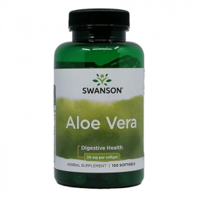 Swanson Aloe Vera 25mg gélkapszula 100db