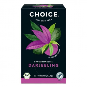 Choice bio fekete tea darjeeling filteres 20db, 40g