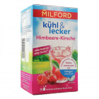 Milford kühl & lecker málna és cseresznye ízű hidegen elkészíthető gyümölcstea (20db) 50g 