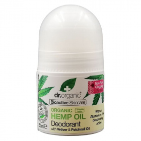 Dr. Organic alumíniummentes golyós dezodor bioaktív kendermagolajjal 50ml