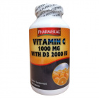 Pharmekal C 1000mg + D3-2000IU complex tabletta 350db 