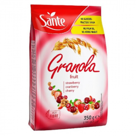 Sante granola gyümölcsös 350g