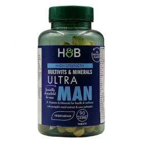 H&B Ultra Man - Férfi Multivitamin tabletta 90db