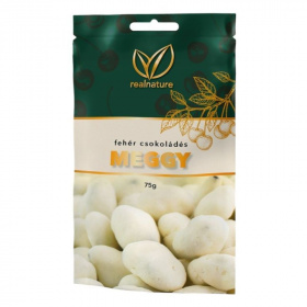 Real Nature fehércsokoládés meggy 75g