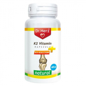 Dr. Herz K2-vitamin + D3 kalcium kapszula 60db