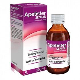 Apetister Senior málna-feketeribizli ízű oldat 100ml - kifutó