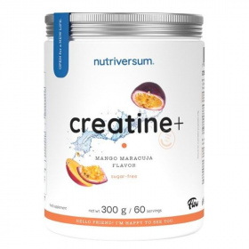 Nutriversum Flow Creatine+ Sugar Free Mango-Maracuja por 300g