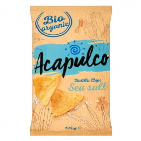 Acapulco bio tortilla chips - natúr 125g