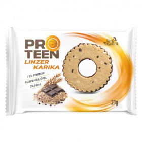 ProTeen linzer karika rizsfehérjével, zabbal 23g