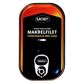 Saeby makrélafilé (pikáns paradicsomszószban) 125g