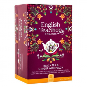 English Tea Shop bio gyömbéres barack tea 20db