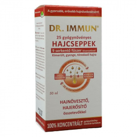 Dr. Immun 25 gyógynövényes hajcseppek 9 serkentő fűszer kivonattal 50ml