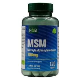 H&B MSM tabletta 750 mg 120db